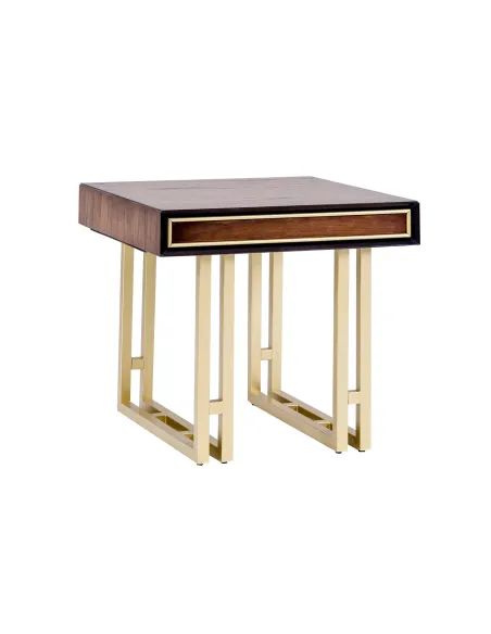Dubai Lamp Table - Walnut | Murphy Furniture