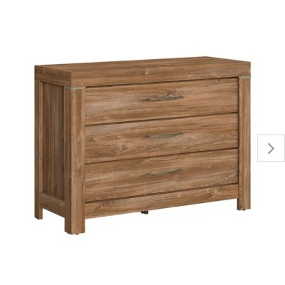 Marlborough 3 Drawer Chest - Stirling Oak | Murphy Furniture