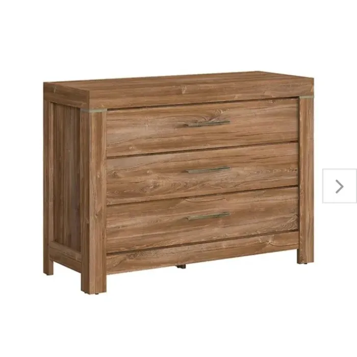 Marlborough 3 Drawer Chest - Stirling Oak | Murphy Furniture