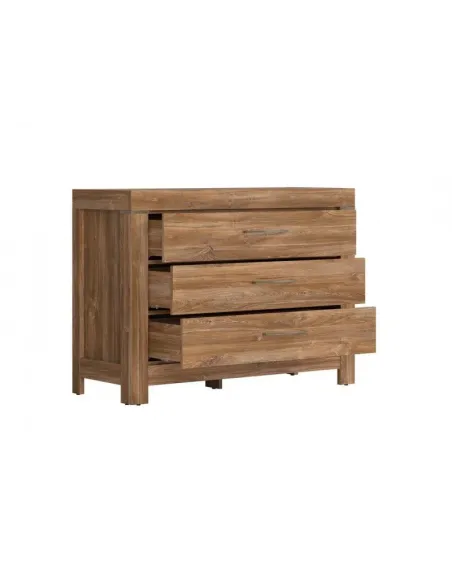 Marlborough 3 Drawer Chest - Stirling Oak | Murphy Furniture