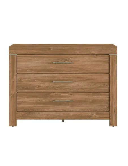 Marlborough 3 Drawer Chest - Stirling Oak | Murphy Furniture