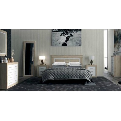 Camille 4 Drawer Chest - Sonoma Oak/White | Murphy Furniture
