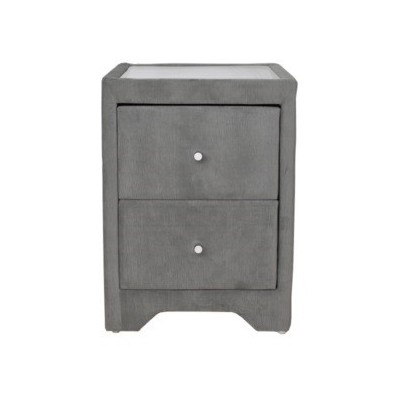 Kilkenny Bedside Locker - Silver | Murphy Furniture
