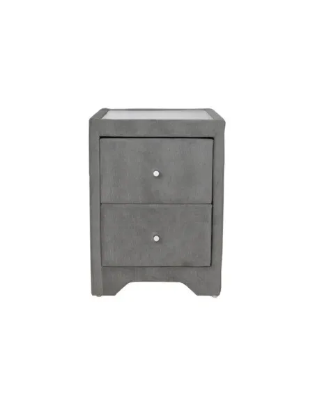 Kilkenny Bedside Locker - Silver | Murphy Furniture