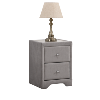 Kilkenny Bedside Locker - Silver | Murphy Furniture