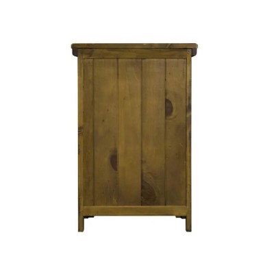 London 3 Drawer Bedside Locker - Dark Wo | Murphy Furniture