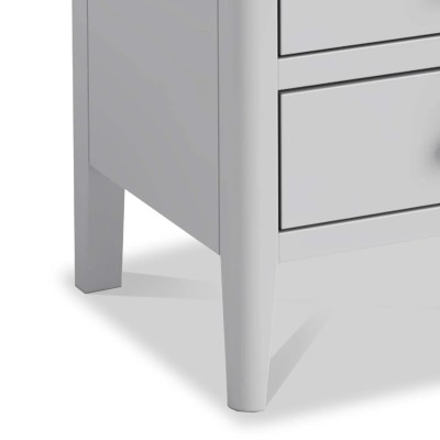 Marcus Bedside Locker - Grey | Murphy Furniture