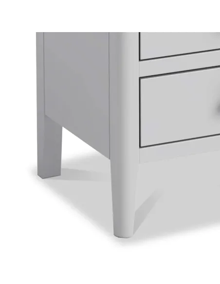 Marcus Bedside Locker - Grey | Murphy Furniture