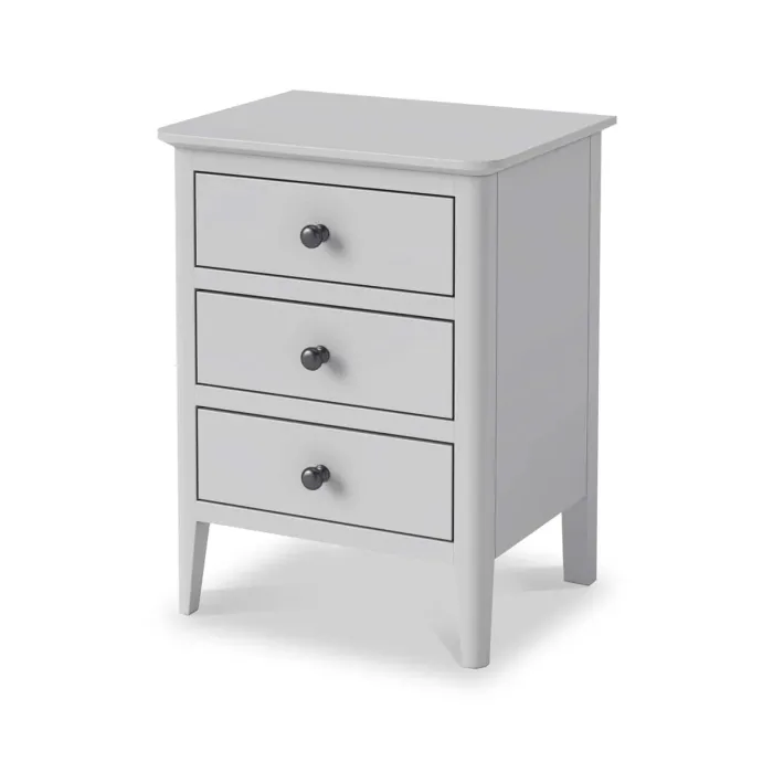 Marcus Bedside Locker - Grey | Murphy Furniture