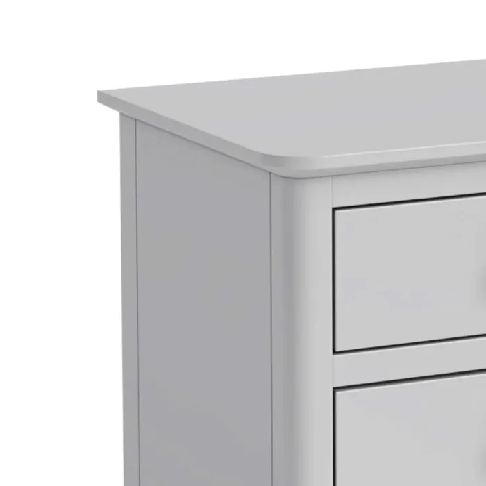 Marcus Bedside Locker - Grey | Murphy Furniture