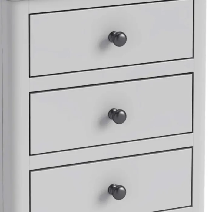 Marcus Bedside Locker - Grey | Murphy Furniture