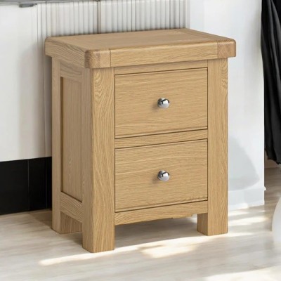 Gia Bedside Locker - Oak | Murphy Furniture