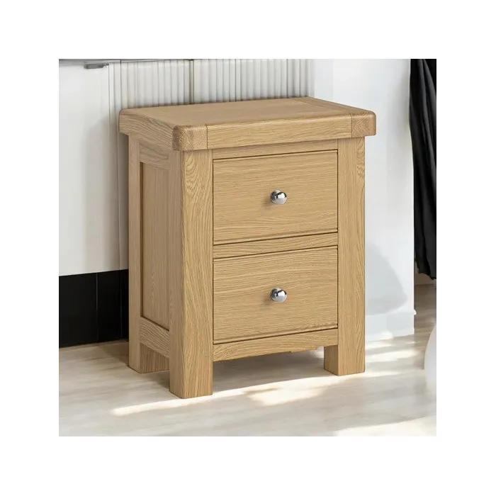 Gia Bedside Locker - Oak | Murphy Furniture