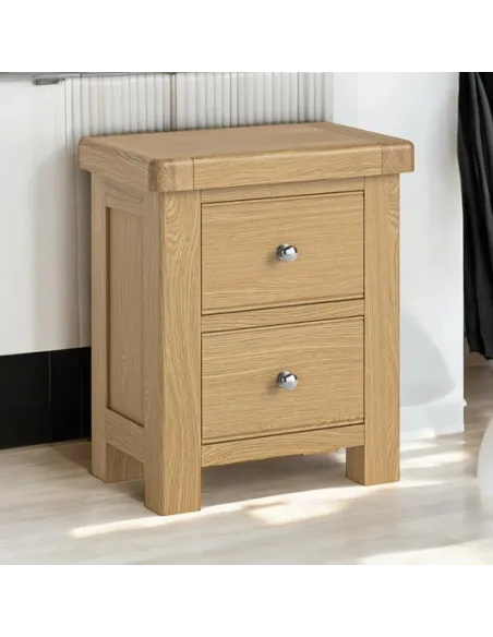 Gia Bedside Locker - Oak | Murphy Furniture