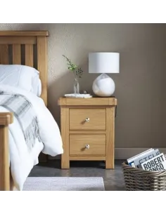 Gia Bedside Locker - Oak | Murphy Furniture