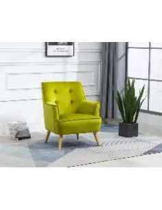 Tara Accent Chair - Pistachio Velvet | Murphy Furniture