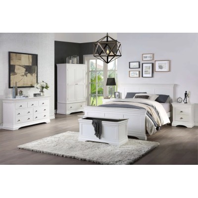 Bella Blanket Box - White | Murphy Furniture