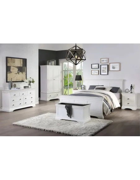 Bella Blanket Box - White | Murphy Furniture