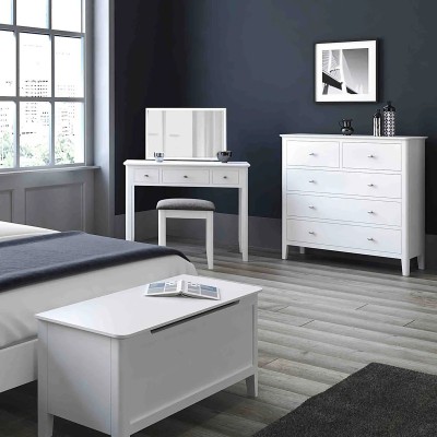 Ferndale Blanket Box - White | Murphy Furniture