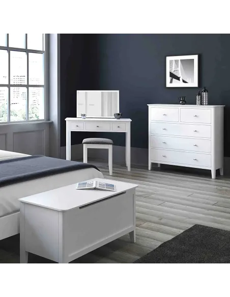 Ferndale Blanket Box - White | Murphy Furniture