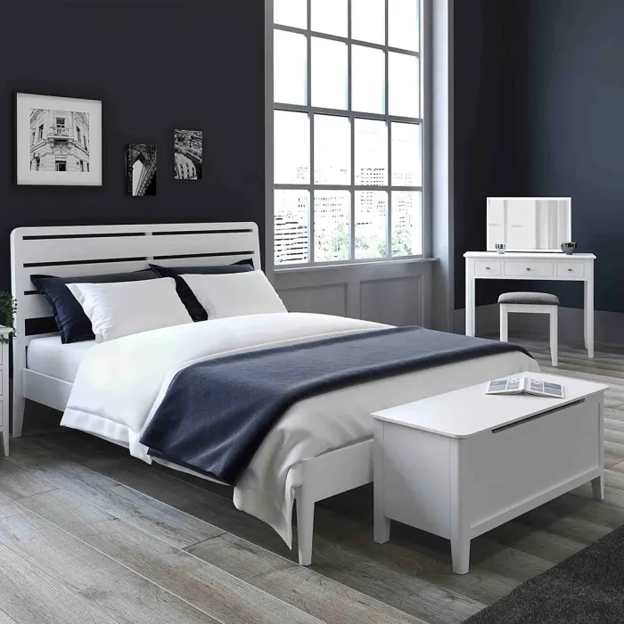 Ferndale Blanket Box - White | Murphy Furniture