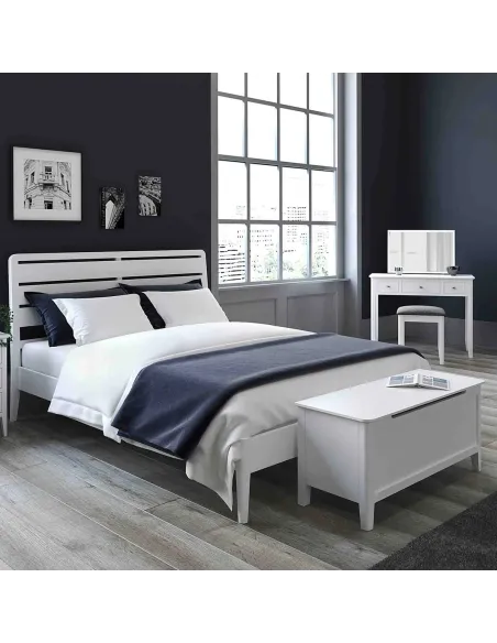 Ferndale Blanket Box - White | Murphy Furniture