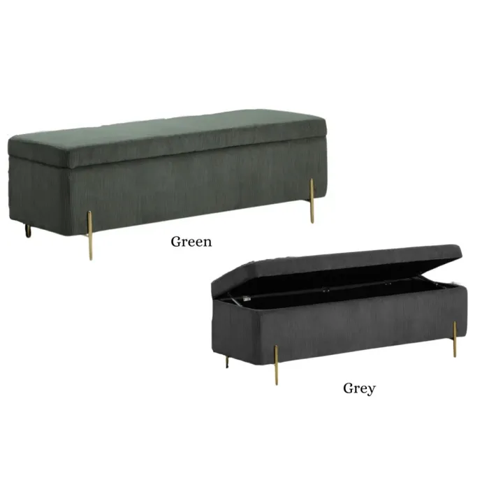 Waterford Blanket Box - Grey | Murphy Furniture
