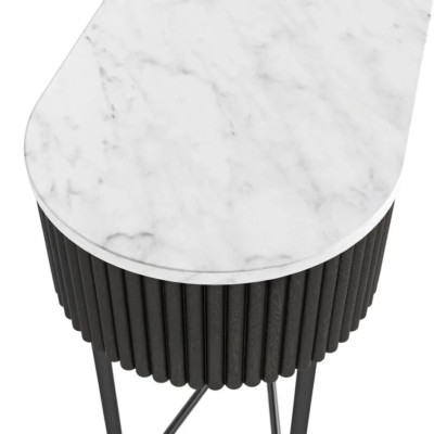 Lantine Console Table - Mango Charcoal/M | Murphy Furniture