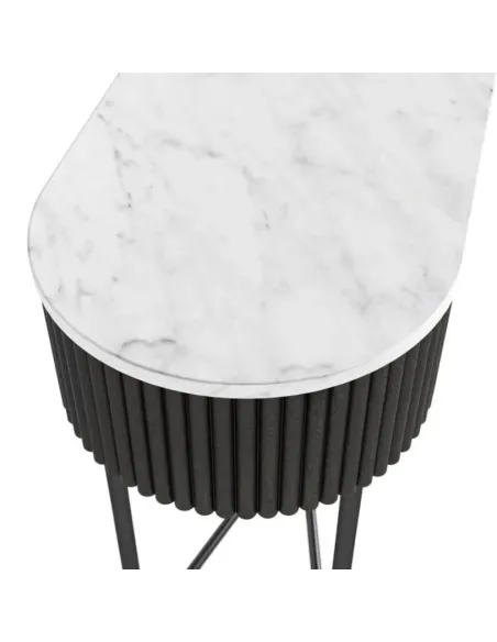 Lantine Console Table - Mango Charcoal/M | Murphy Furniture