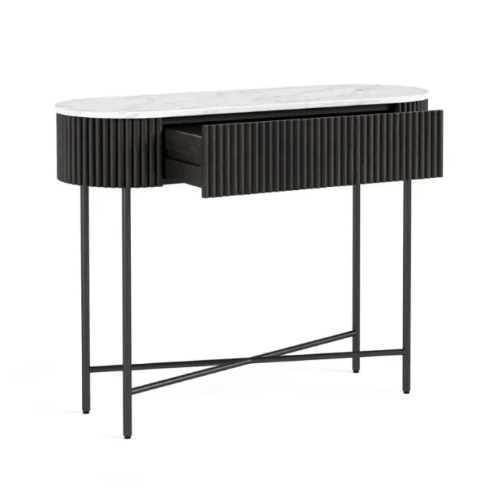 Lantine Console Table - Mango Charcoal/M | Murphy Furniture