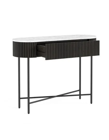 Lantine Console Table - Mango Charcoal/M | Murphy Furniture