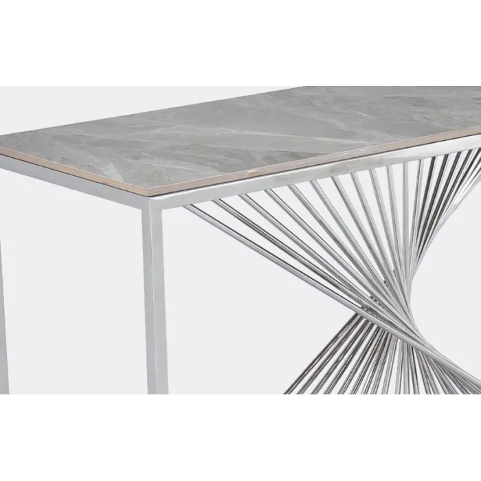 Calabria Console Table - Sintered Stone/ | Murphy Furniture