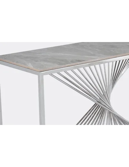 Calabria Console Table - Sintered Stone/ | Murphy Furniture