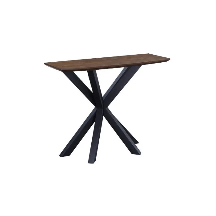 Nevada Curved Console Table - Mindi Wood | Murphy Furniture