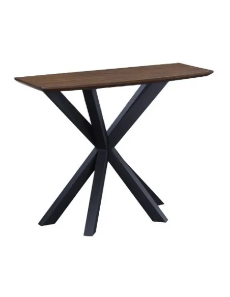 Nevada Curved Console Table - Mindi Wood | Murphy Furniture