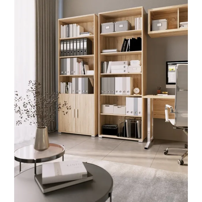 Office Line 1m Desk - Sonoma Oak | Murphy Furniture