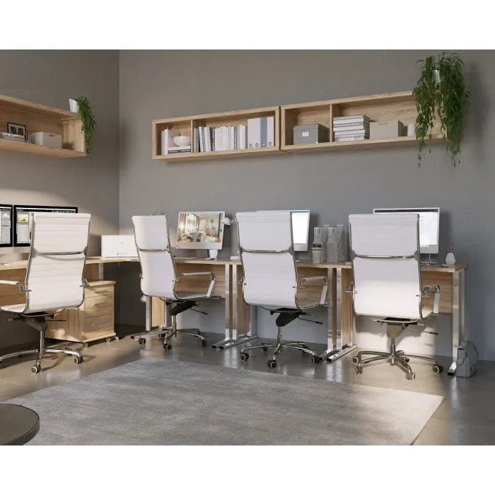 Office Line 1m Desk - Sonoma Oak | Murphy Furniture