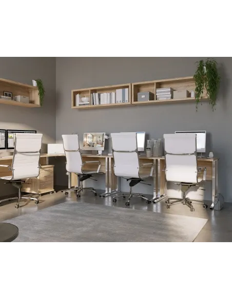 Office Line 1m Desk - Sonoma Oak | Murphy Furniture