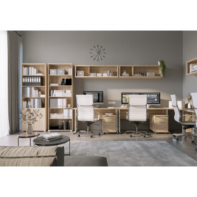 Office Line 1.4m Desk - Sonoma Oak | Murphy Furniture