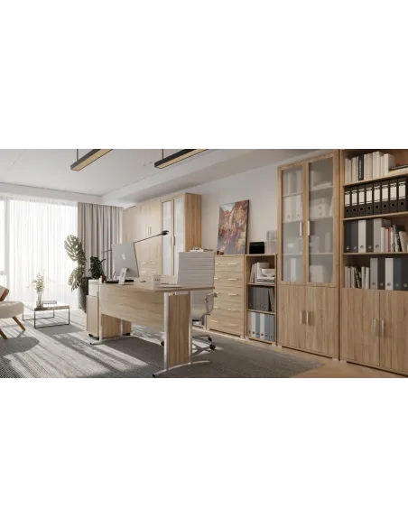 Office Line Filing Cabinet - Sonoma Oak | Murphy Furniture