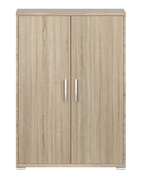 Office Line 2 Door Low Cabinet - Sonoma | Murphy Furniture