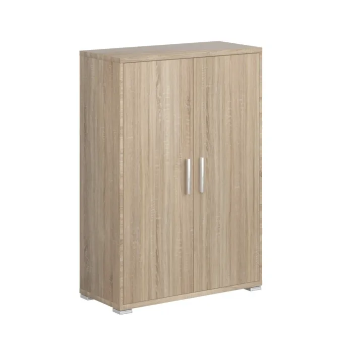 Office Line 2 Door Low Cabinet - Sonoma | Murphy Furniture