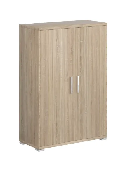 Office Line 2 Door Low Cabinet - Sonoma | Murphy Furniture
