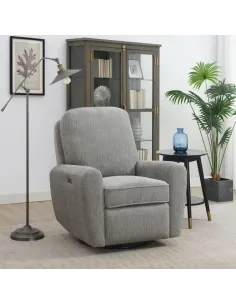 Bella Swivel Chair - Nora Grey | Murphy Furniture