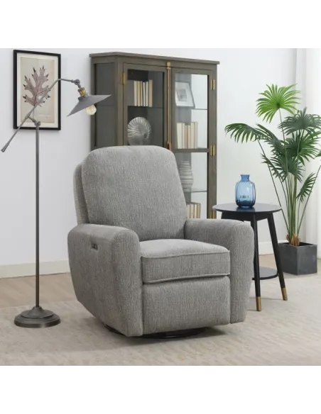 Bella Swivel Chair - Nora Grey | Murphy Furniture