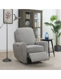 Bella Swivel Chair - Nora Grey | Murphy Furniture 2