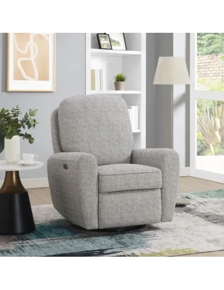 Bella Swivel Chair - Bromley Stone | Murphy Furniture