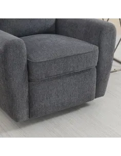 Bella Swivel Chair -  Dark Grey | Murphy Furniture 2