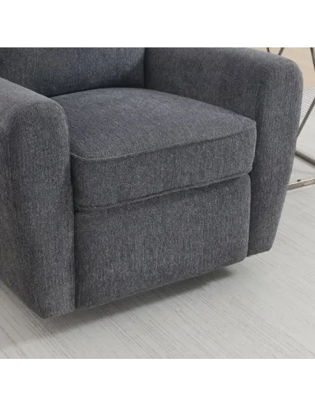 Bella Swivel Chair -  Dark Grey | Murphy Furniture