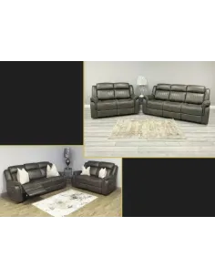 Perith 3+2 Fixed Sofa Set - Brown | Murphy Furniture 2